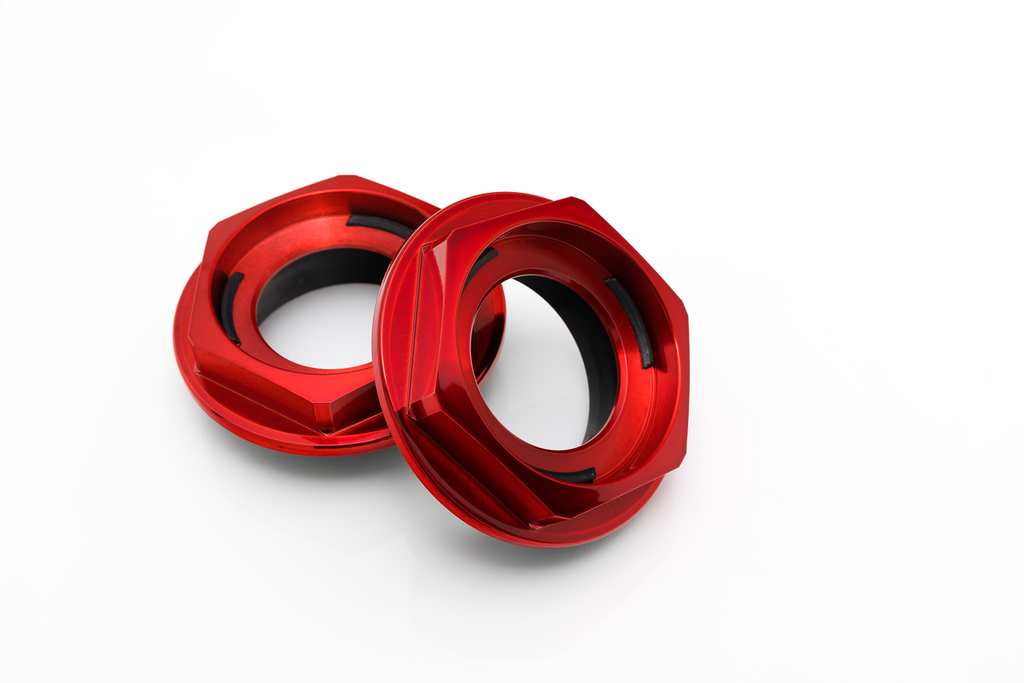 Hex Nut - Candy Red